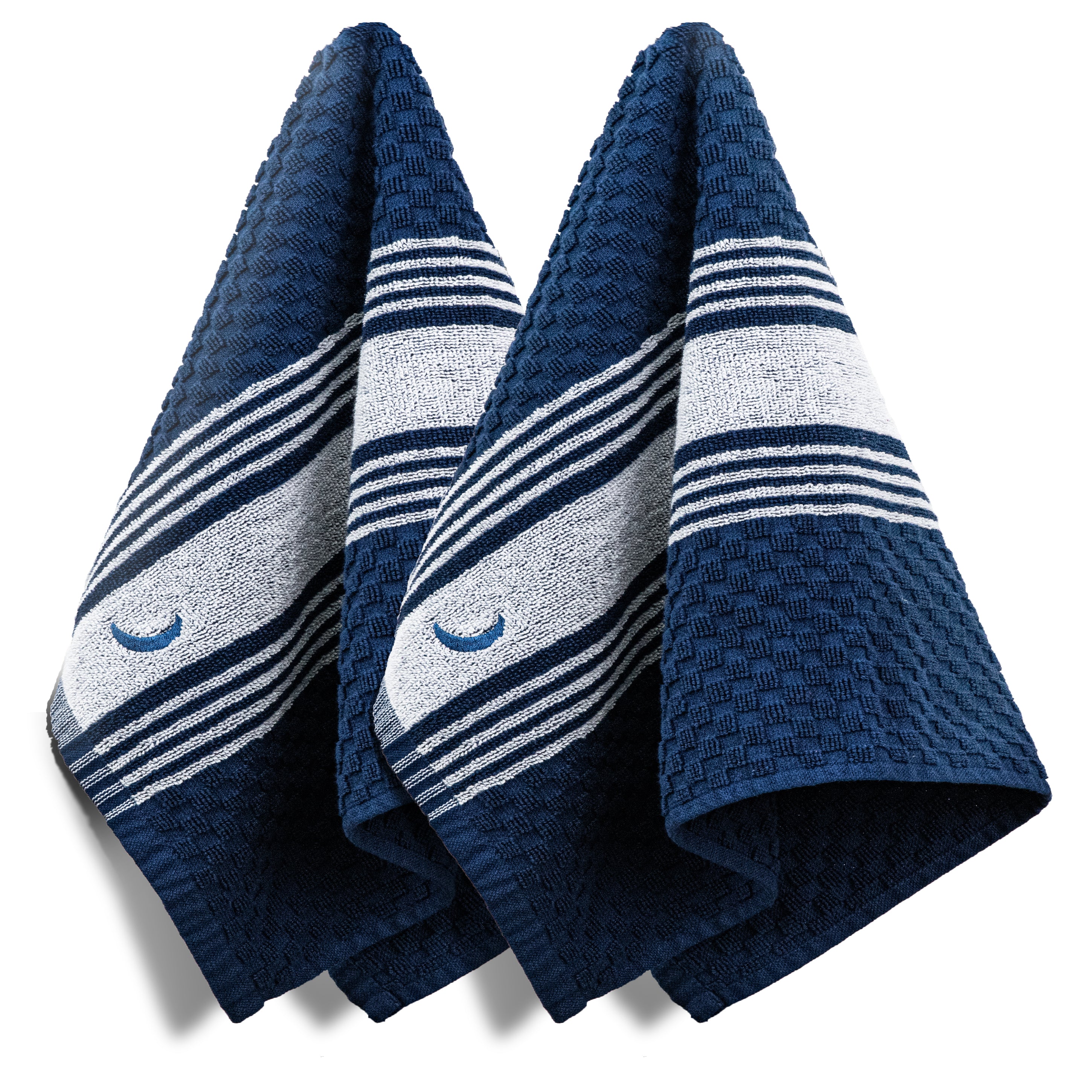 Palais Essentials 100% Cotton Kitchen Towels Set of 2 - Dish Towels 18 x 28 - Home Sweet Home and Bless This Home