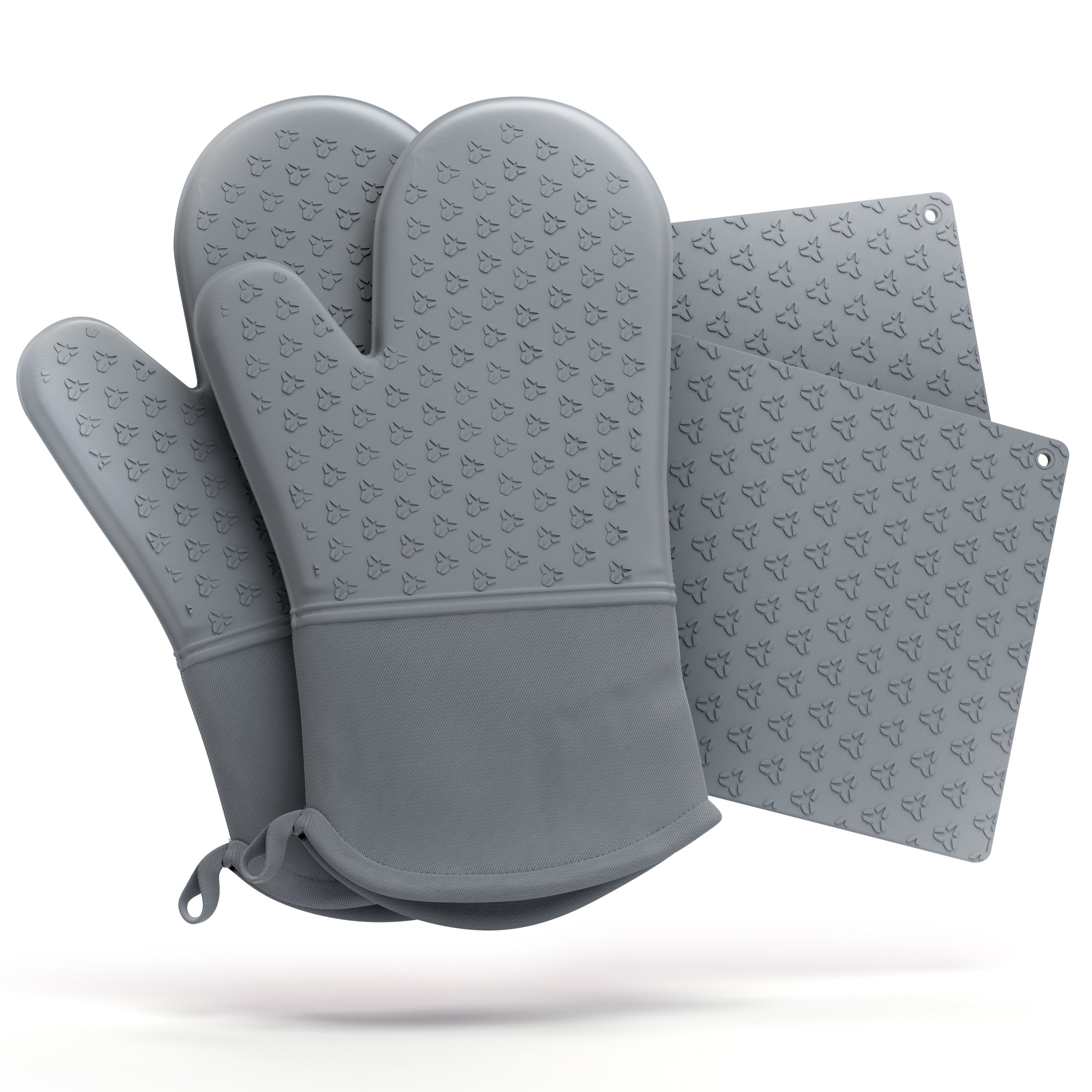 Oven Mitt & Pot Holder Set – Muslin Comfort