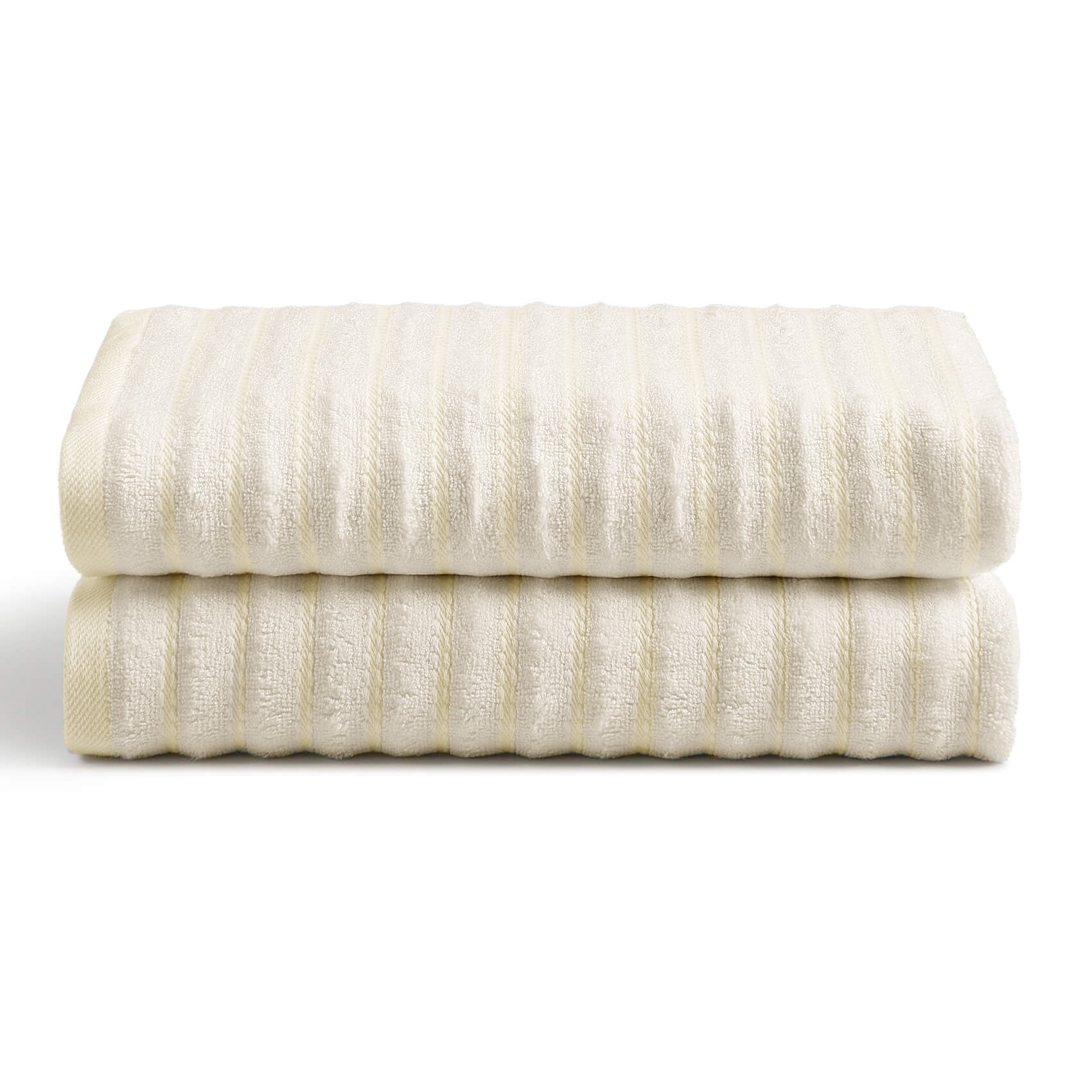 Luxury Organic Spa Rib Bath Sheet 2-Pack in Cotton | GOTS Certified | P A C T