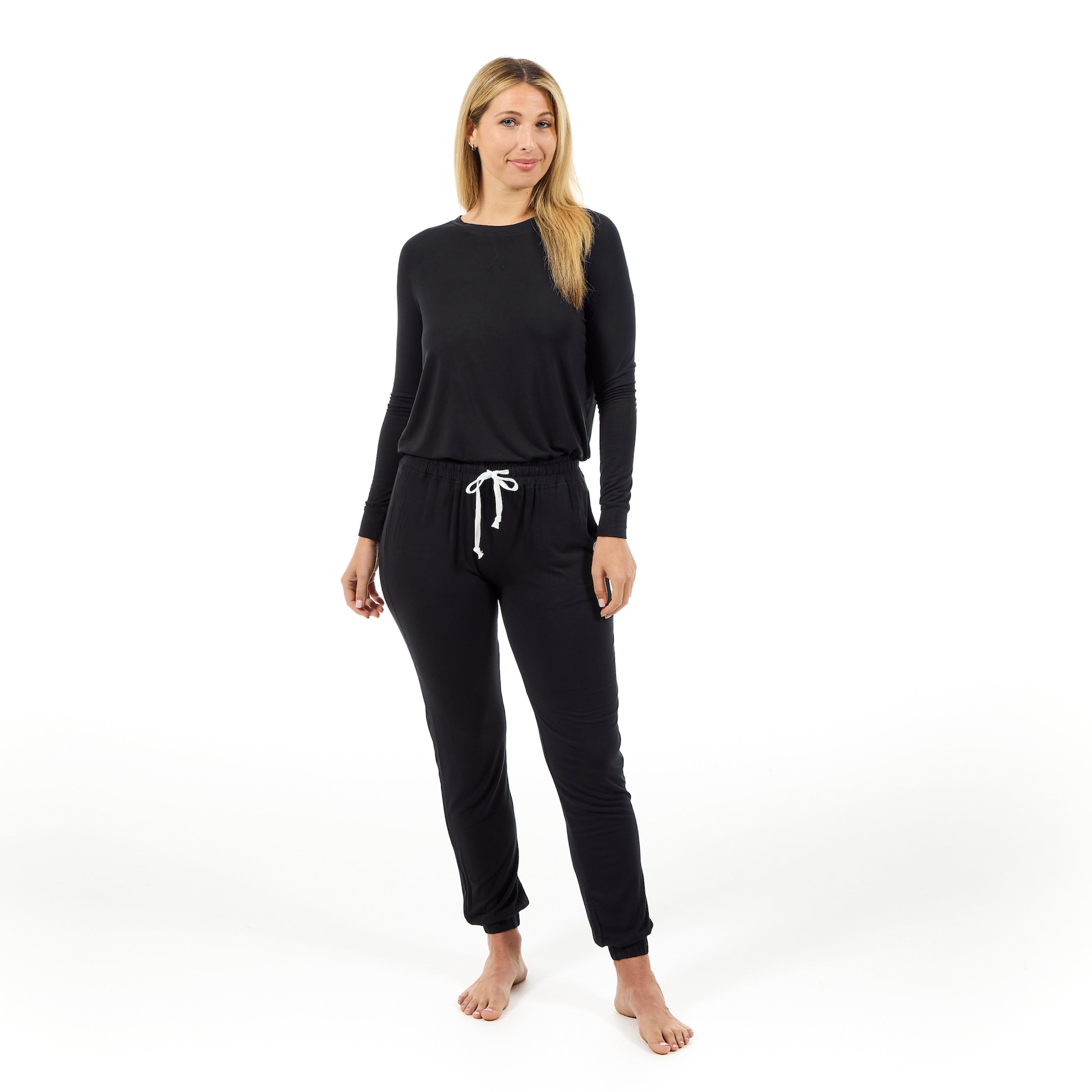 Women’s Bamboo Loungewear Long Sleeve Top & Pants Set – Cosy House ...