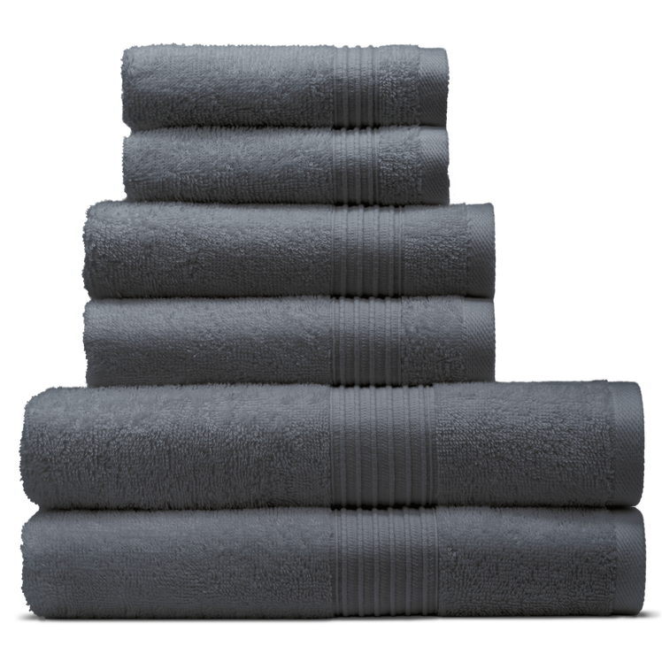 A stack of folded Essential Cotton Towels.