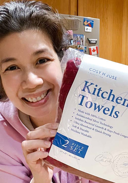  Cucinare Kitchen Towels 100% Cotton Professional Grade